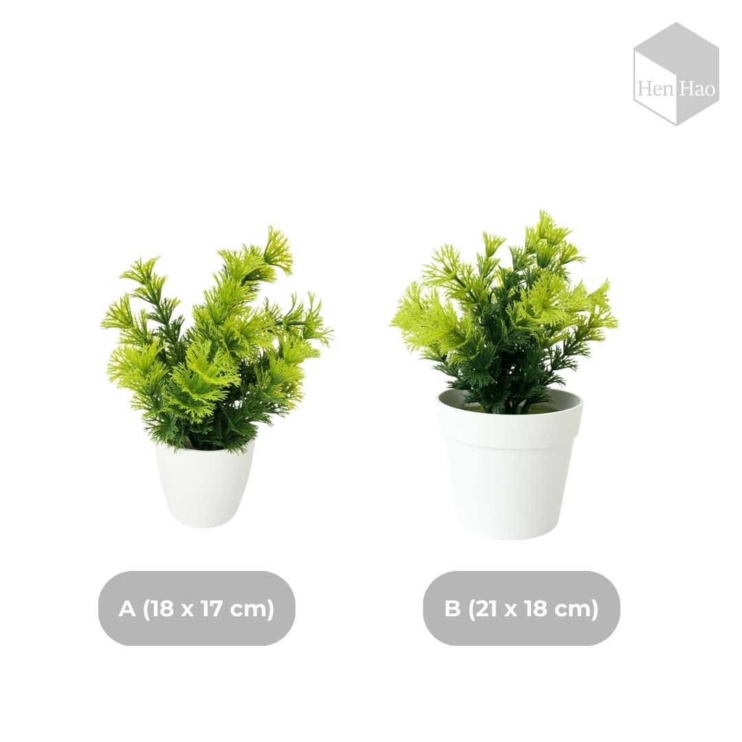 Planta decorativa artificial tipo pino