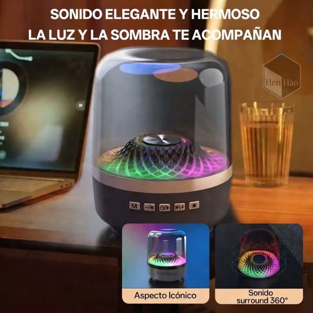 Altavoz portátil Bluetooth con sonido envolvente 3D