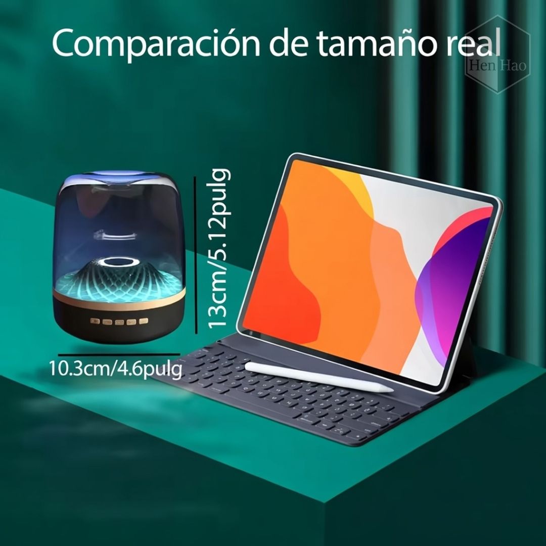 Altavoz portátil Bluetooth con sonido envolvente 3D