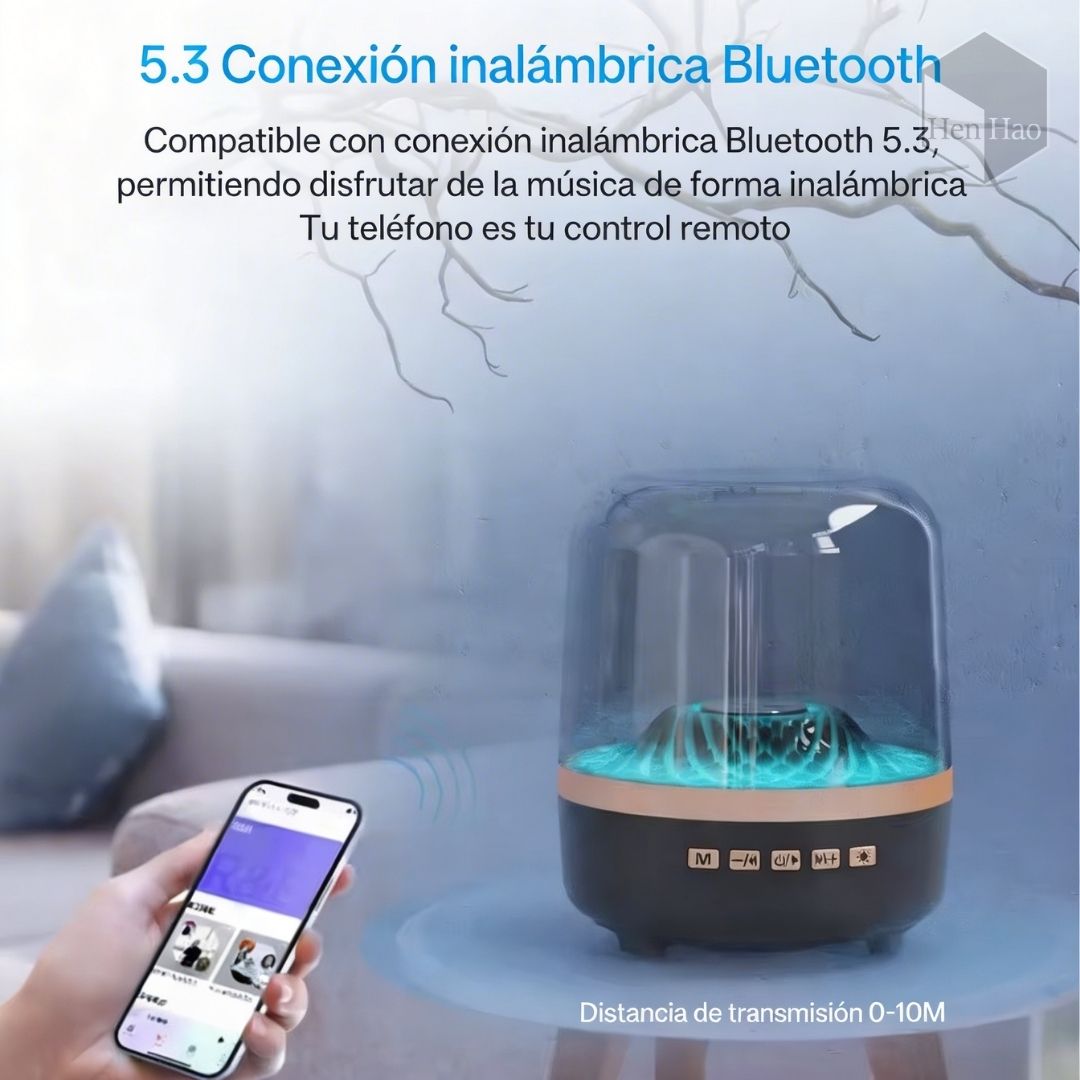 Altavoz portátil Bluetooth con sonido envolvente 3D
