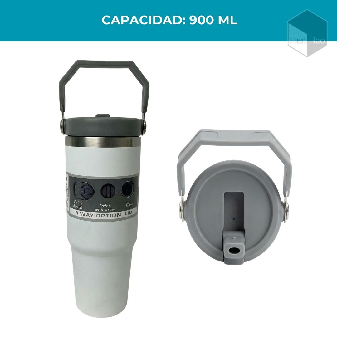 Vaso térmico de acero inoxidable 900 ml