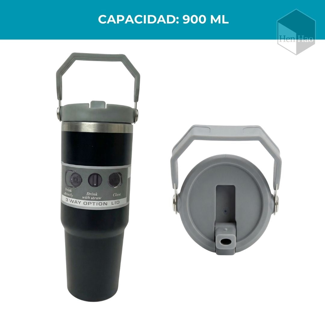 Vaso térmico de acero inoxidable 900 ml