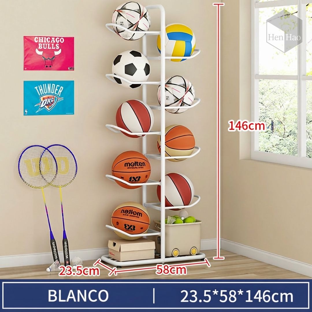 Organizador vertical para pelotas