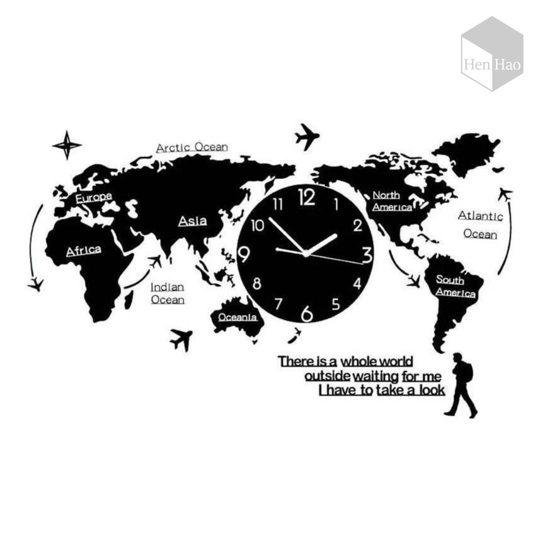 Reloj de pared acrílico decorativo 120 cm