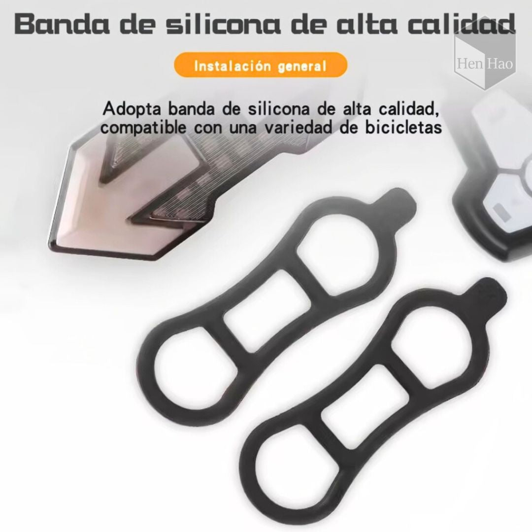 Luz trasera inalámbrica para bicicleta con control remoto
