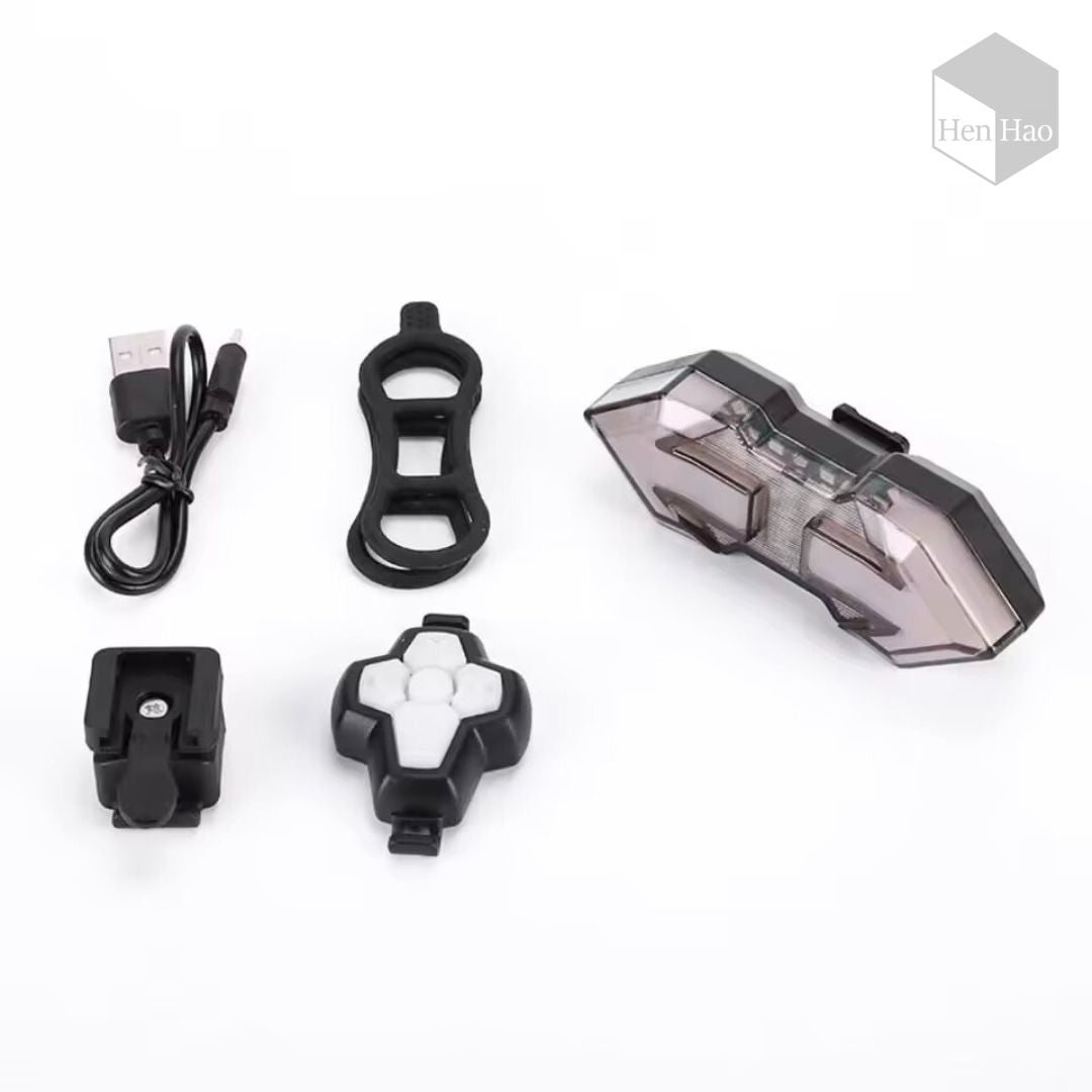 Luz trasera inalámbrica para bicicleta con control remoto