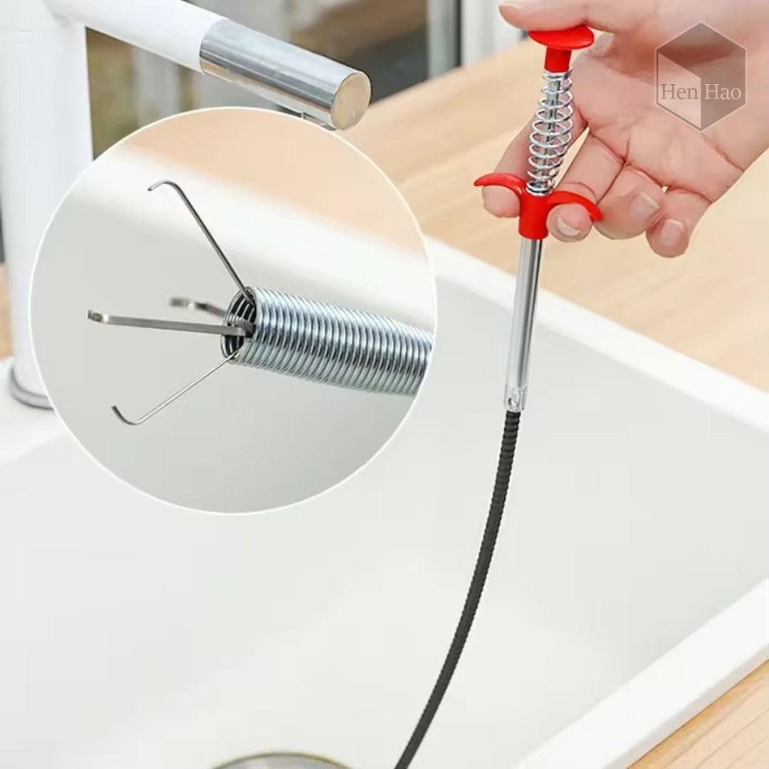 Recolector flexible metálico con garra retráctil