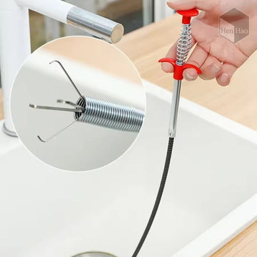 Recolector flexible metálico con garra retráctil