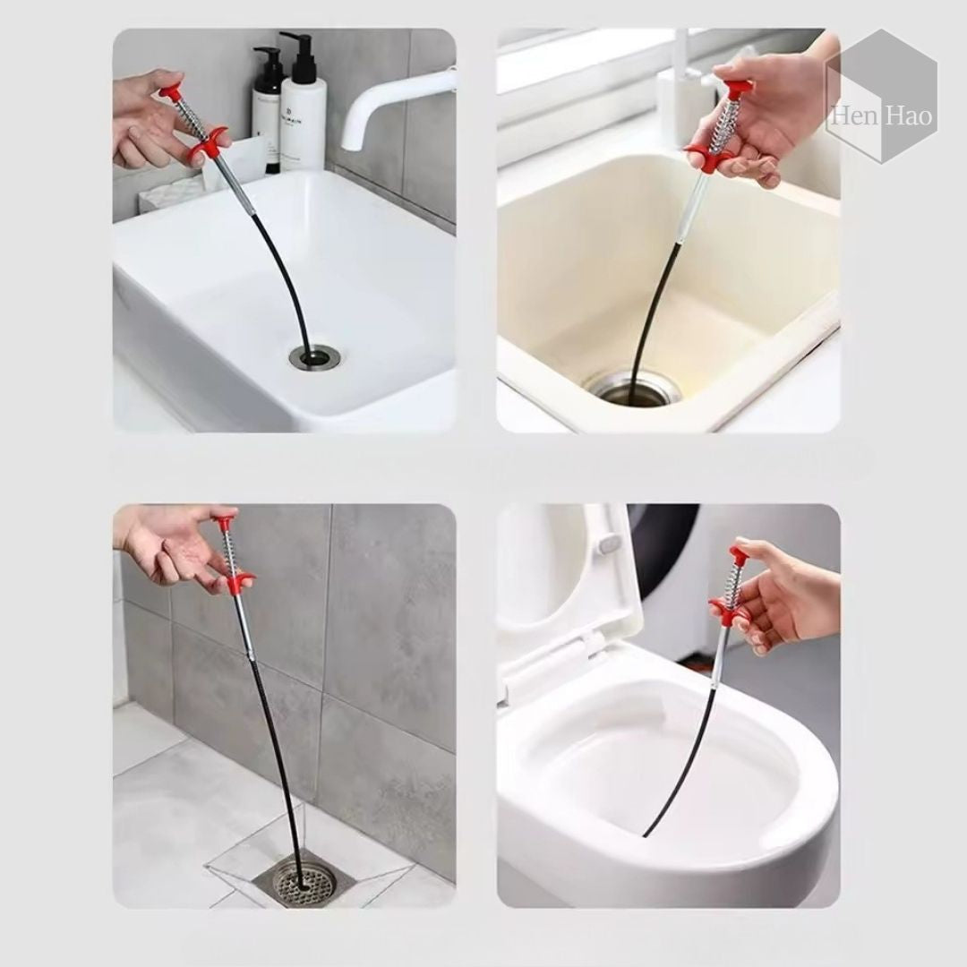 Recolector flexible metálico con garra retráctil