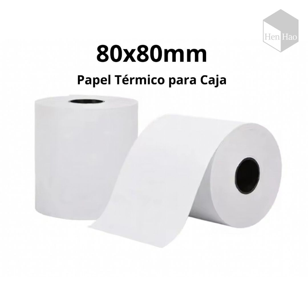 2 Rollo de papel térmico para impresora POS