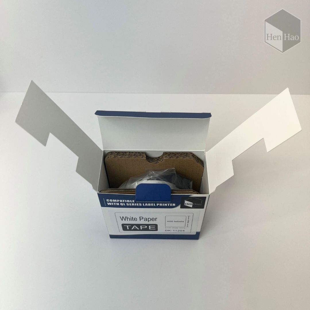 Rollo de etiquetas térmicas blancas 17×54 mm DK-11204