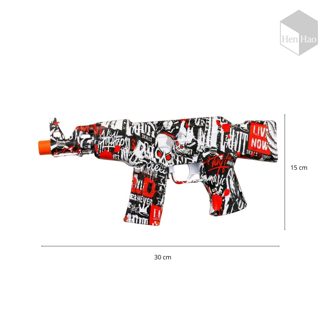 Pistola de juguete AK47 automática con bolas de hidrogel