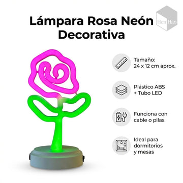 Lámpara decorativa LED en forma de flor