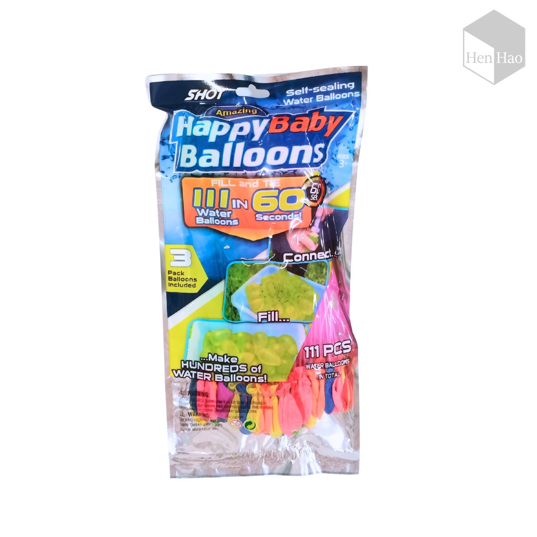 Set de 111 globos de agua automáticos con llenado rápido
