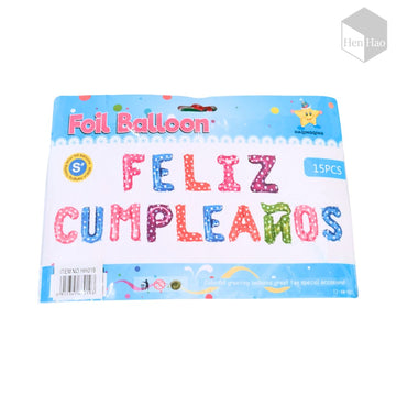 Set de Globos Feliz Cumpleaños 15 Piezas