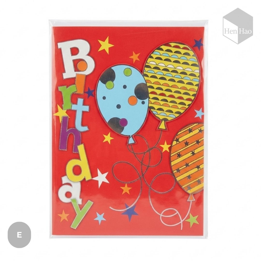 Tarjeta de felicitación de cumpleaños + Musical + Sobre de regalo