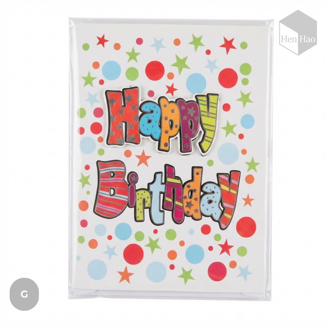 Tarjeta de felicitación de cumpleaños + Musical + Sobre de regalo