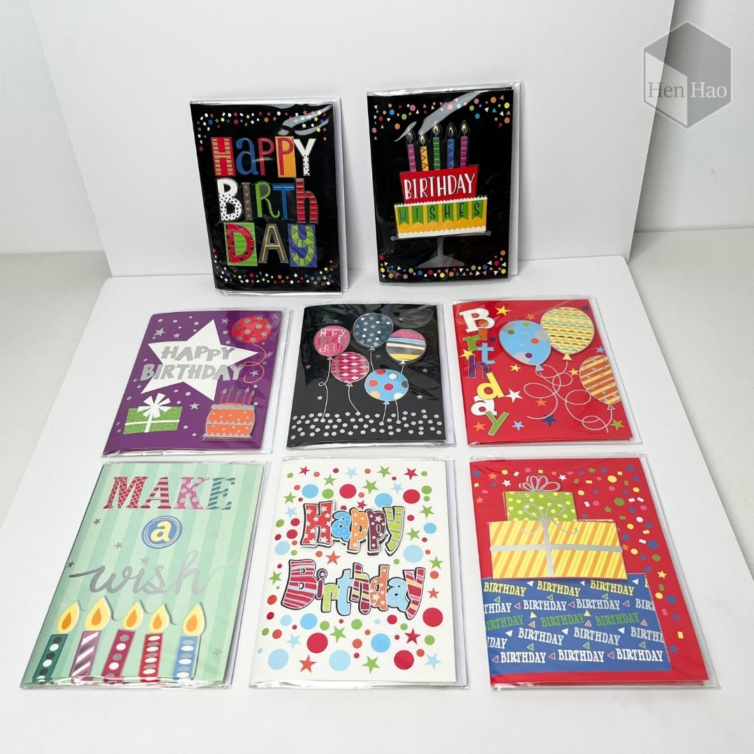 Tarjeta de felicitación de cumpleaños + Musical + Sobre de regalo