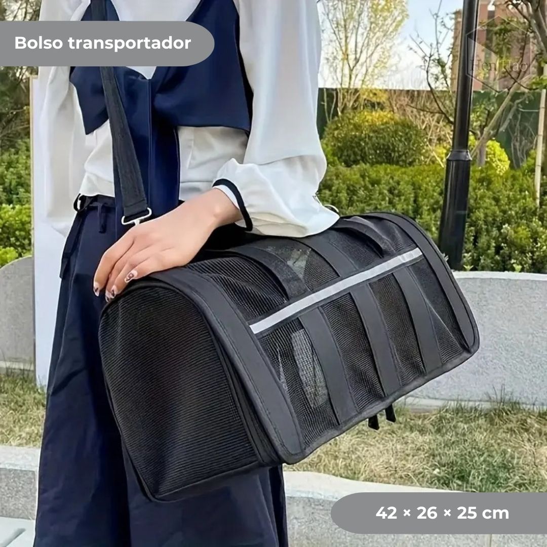 Bolso transportador portátil para mascotas