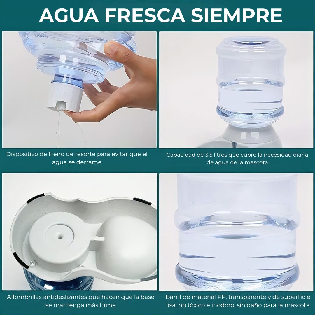 Bebedero automático para mascotas de 3.5 L