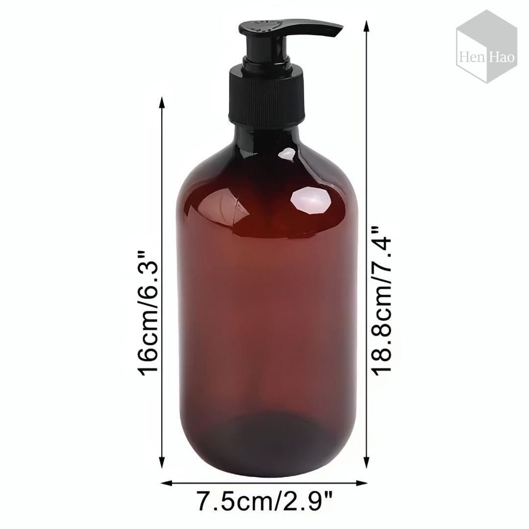 Botella dispensadora de plástico 500 ml
