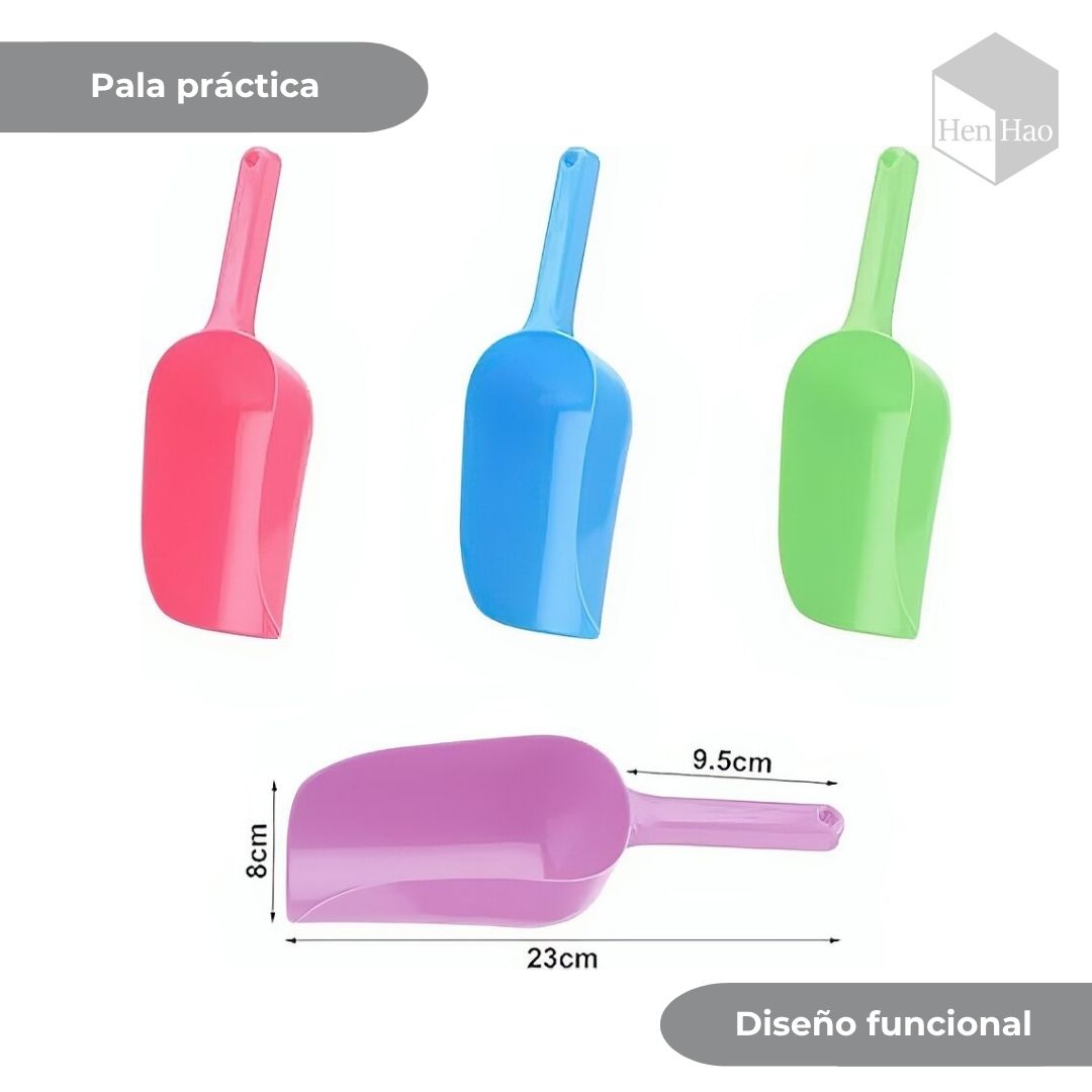 Set de 3 Pala para alimento de mascotas