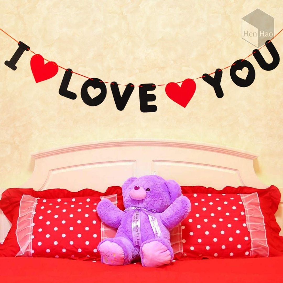 Guirnalda decorativa “I LOVE YOU”