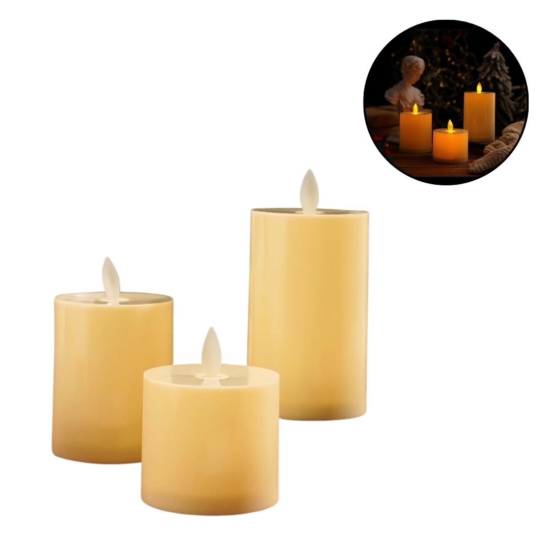 Vela LED Decorativa sin Llama