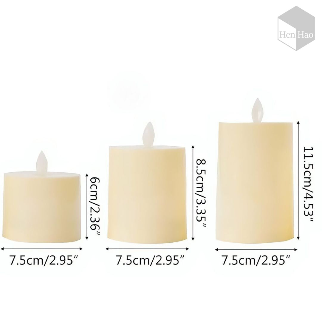 Vela LED Decorativa sin Llama