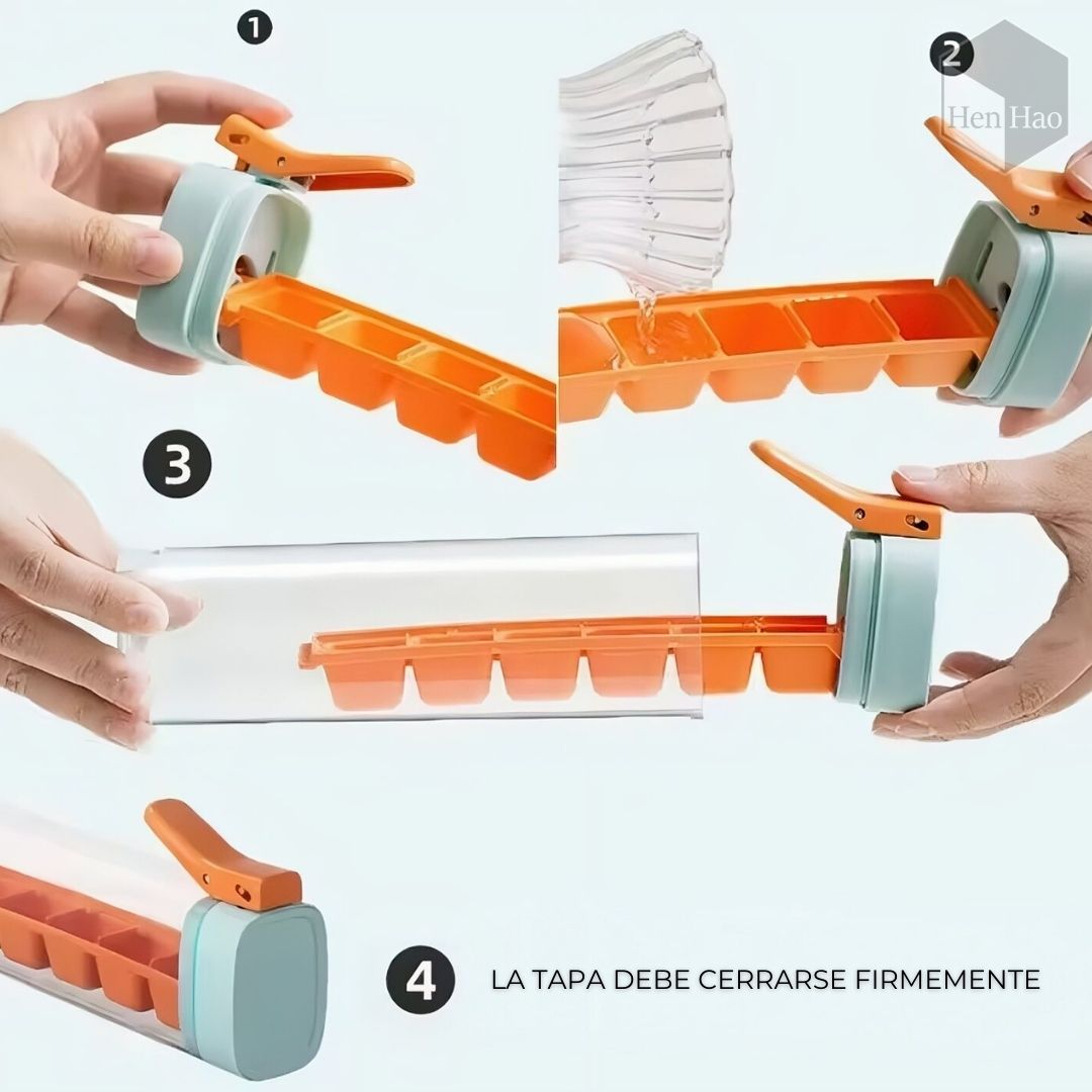 Caja dispensadora de cubos de hielo