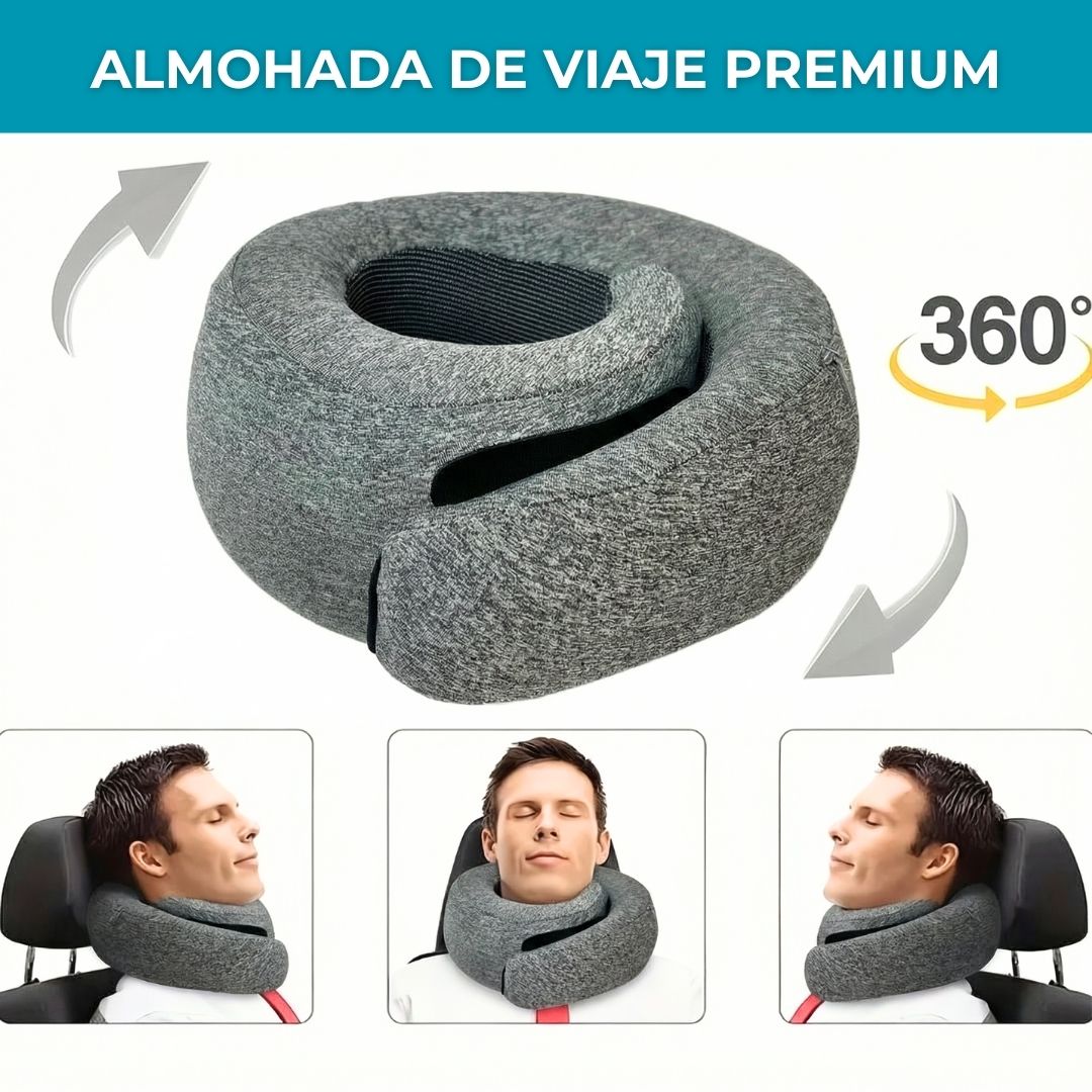 Almohada de viaje ergonómica