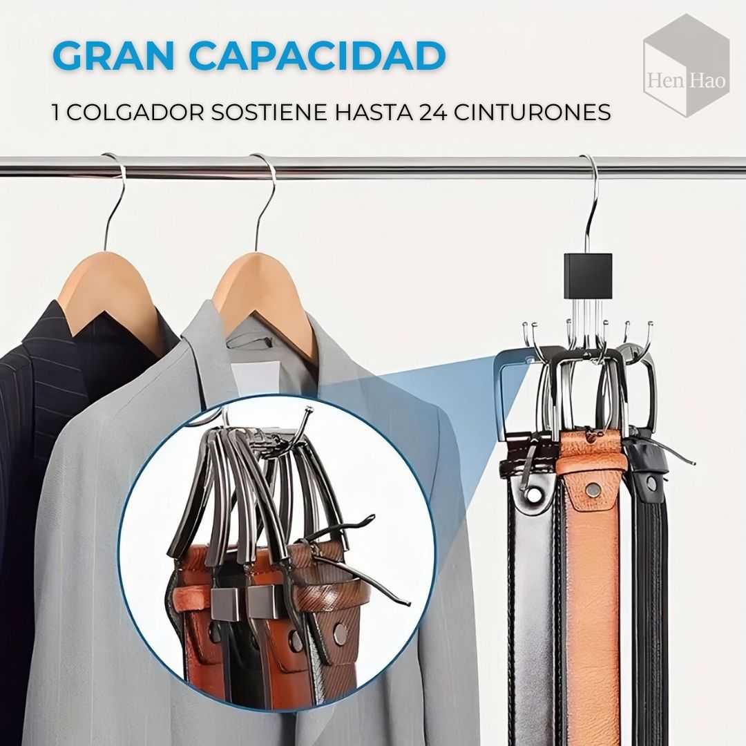 Colgador metálico giratorio 360°