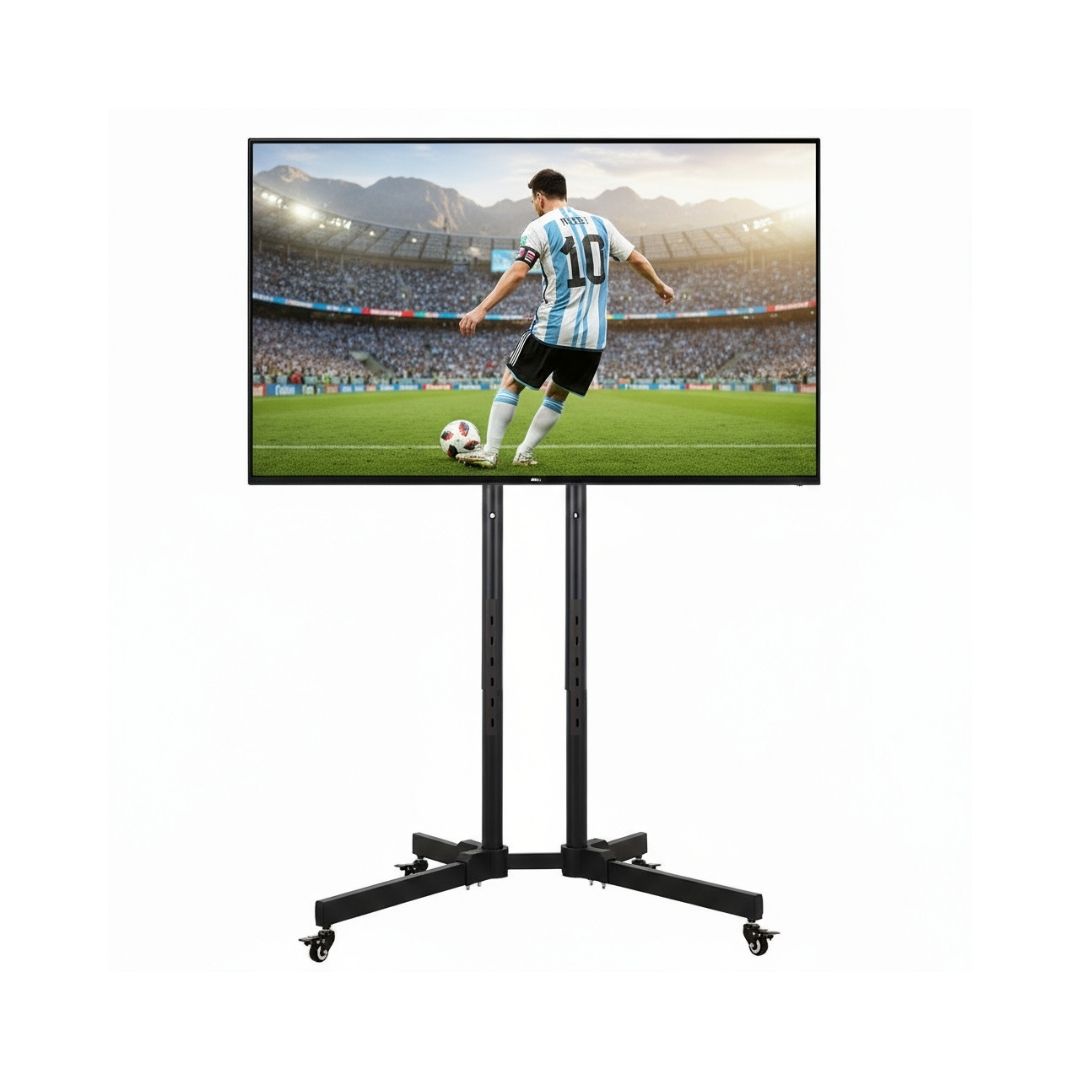 Soporte móvil de piso para TV 32” a 65” con ruedas