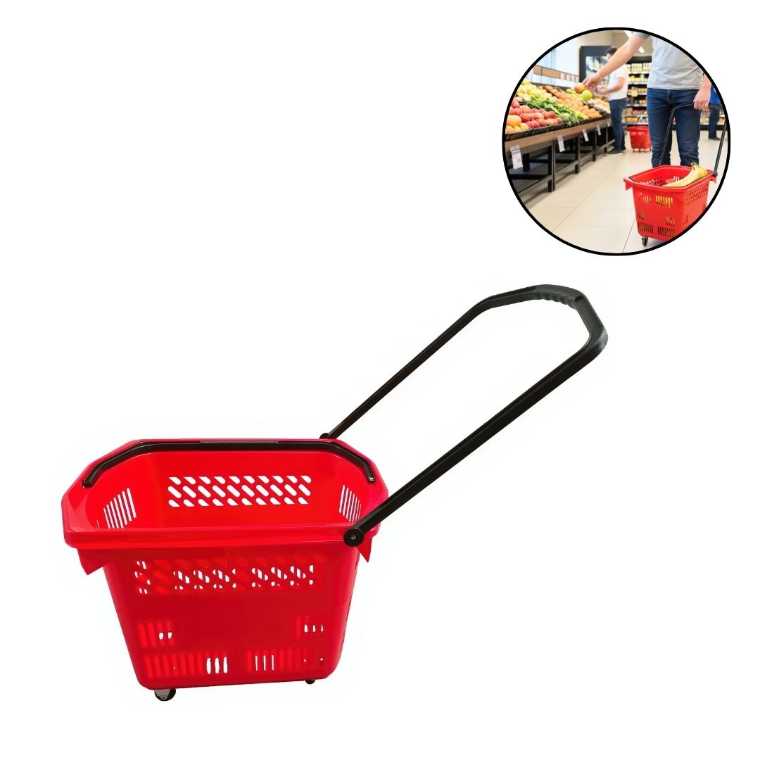 Cesta de Compra de Plástico 60L