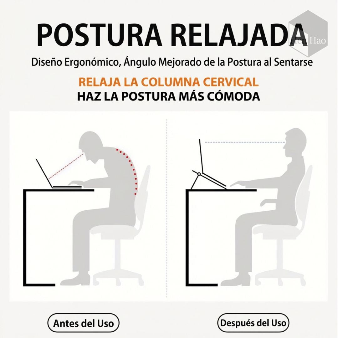 Soporte plegable ajustable de aluminio para laptop