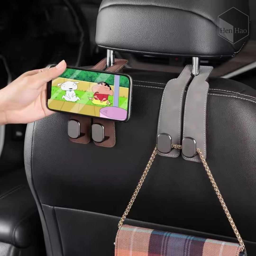 Colgador para respaldo de asiento que organiza bolsos