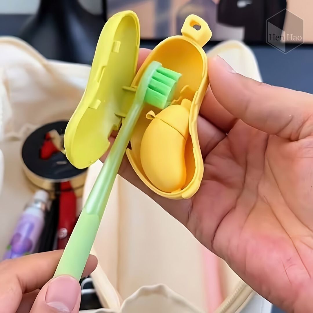 Portacepillo de dientes en forma de plátano