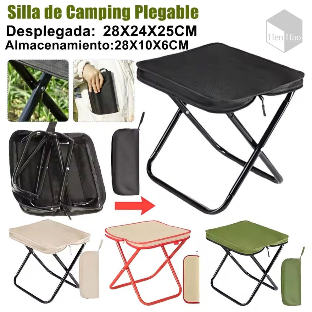 Mochila con taburete plegable portátil
