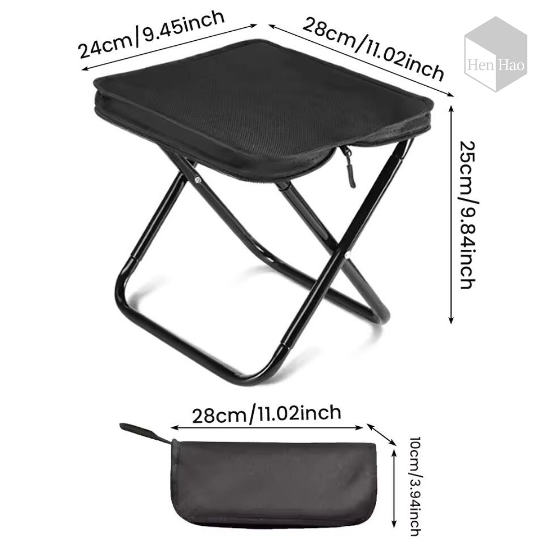 Mochila con taburete plegable portátil