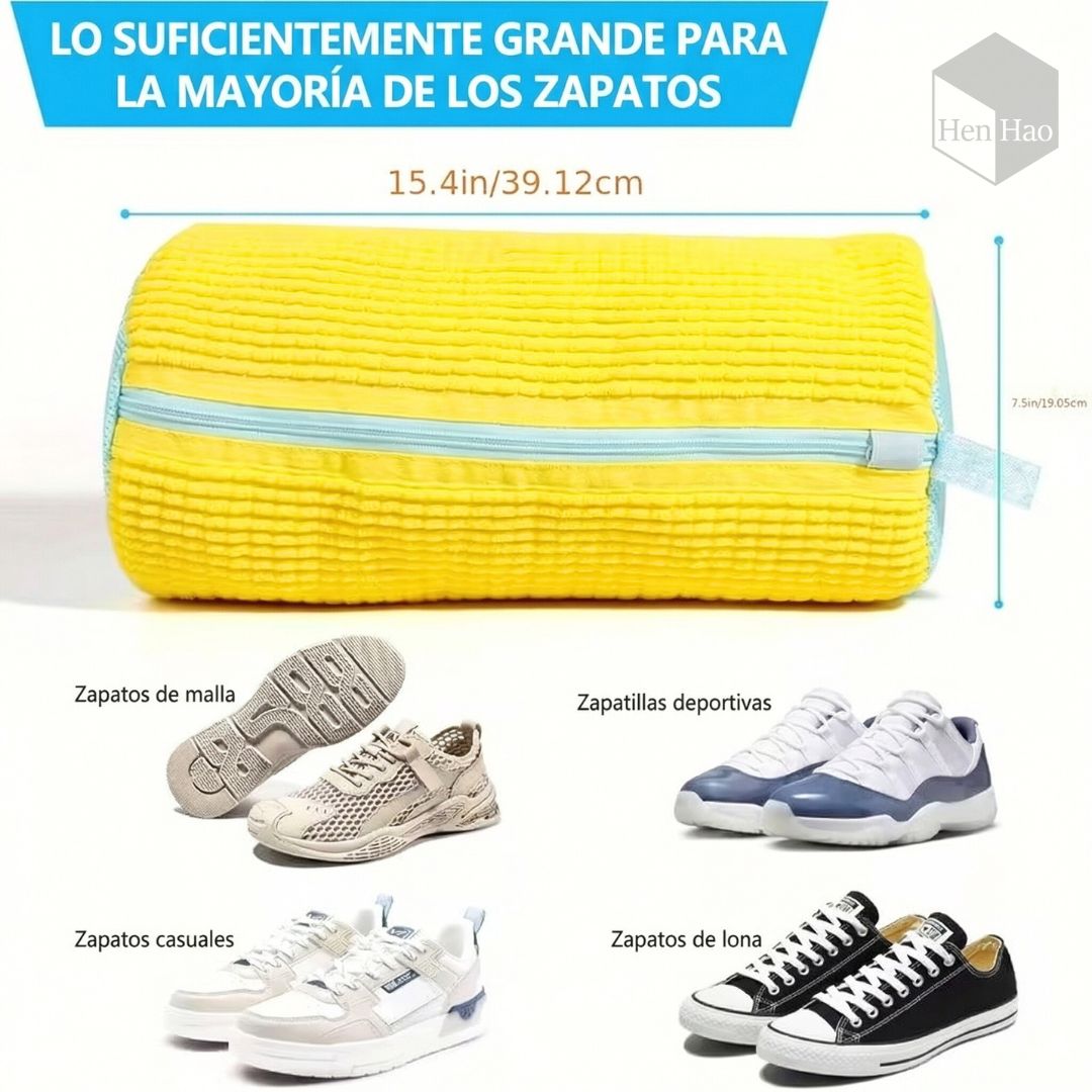 Bolsa para lavar zapatos en lavadora