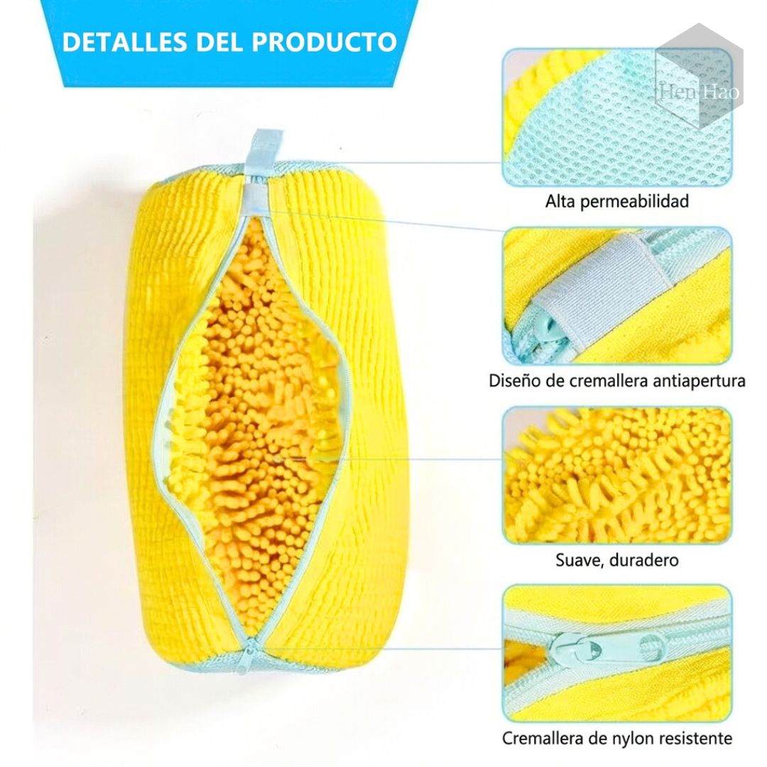 Bolsa para lavar zapatos en lavadora