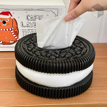 Dispensador de papel forma Oreo