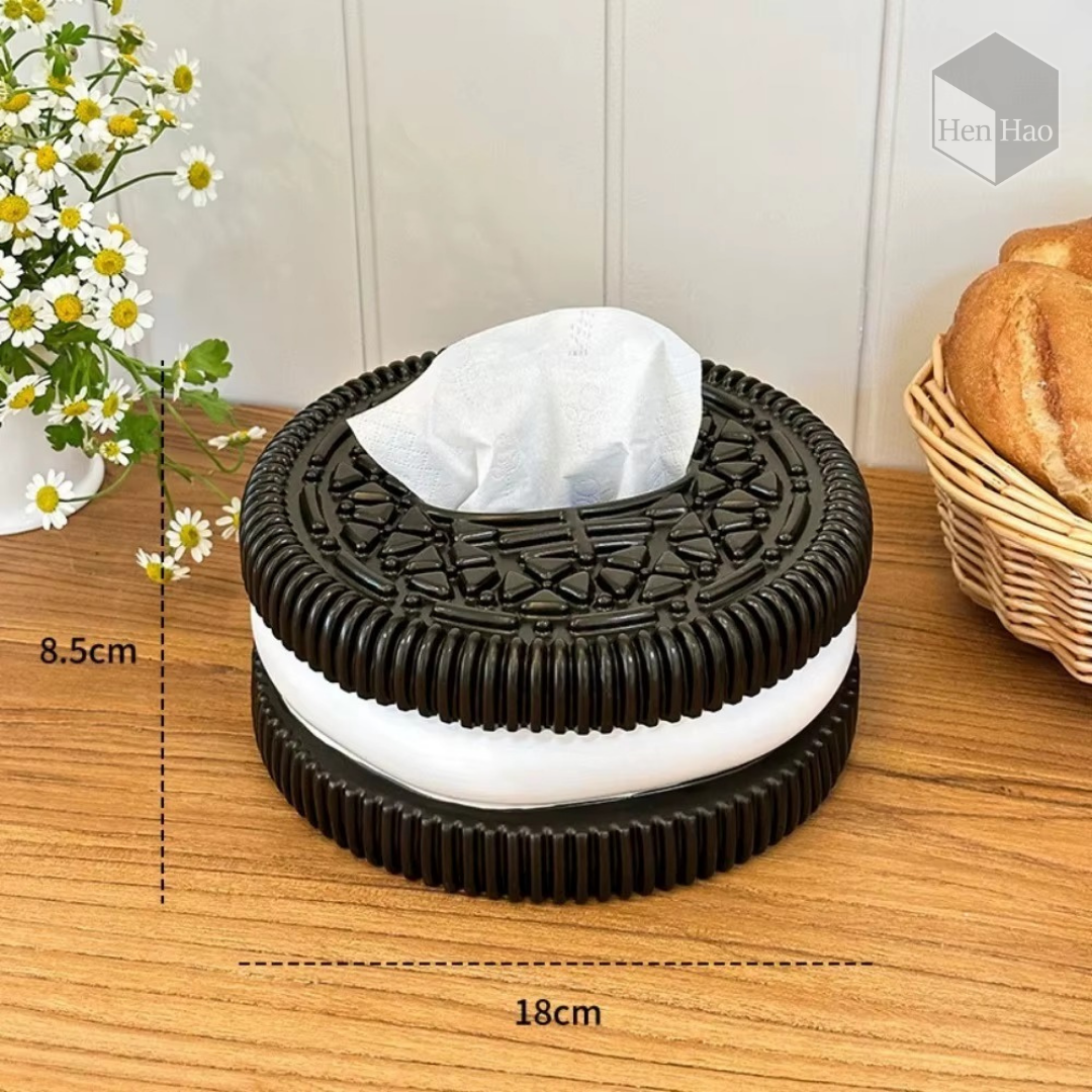 Dispensador de papel forma Oreo