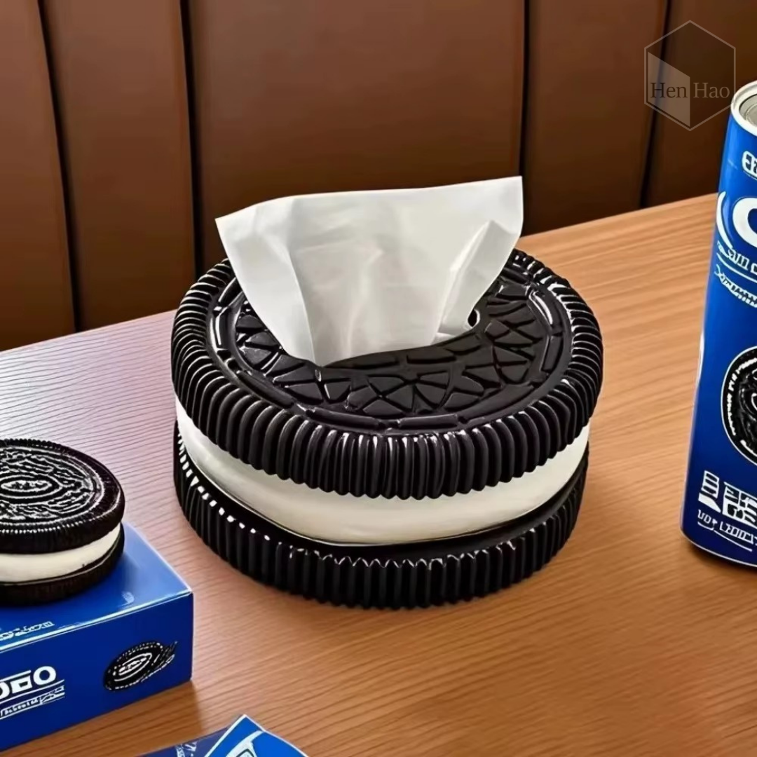Dispensador de papel forma Oreo