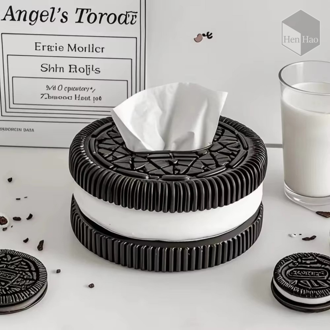 Dispensador de papel forma Oreo