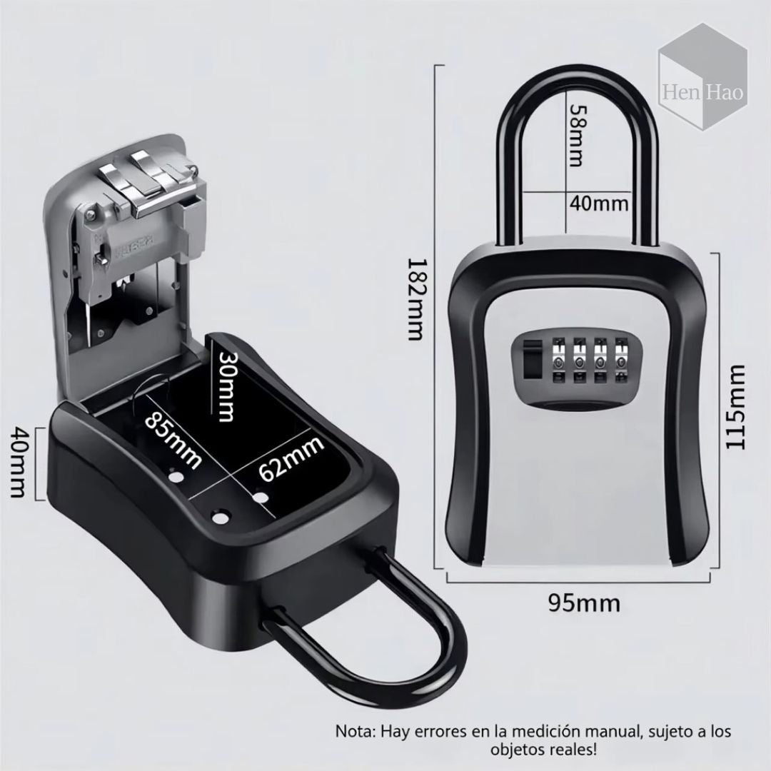 Caja de seguridad para llaves con combinación