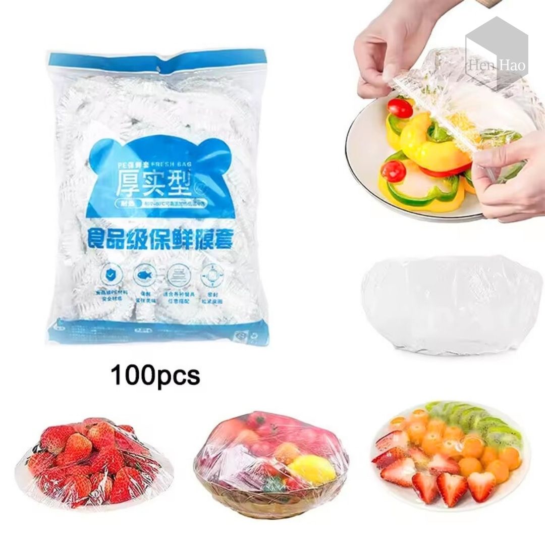 Funda estirable desechable para alimentos