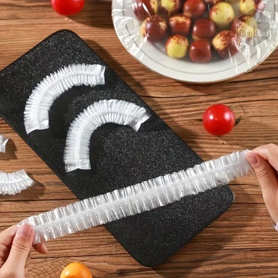 Funda estirable desechable para alimentos
