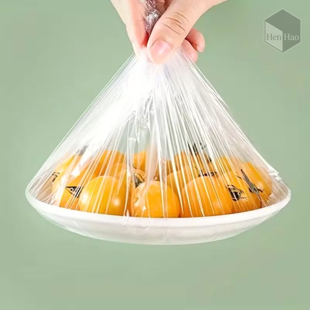 Funda estirable desechable para alimentos