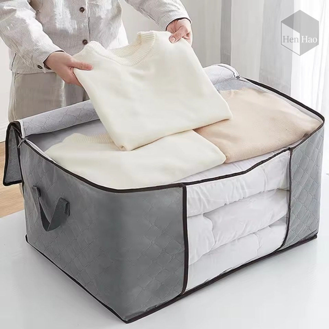Set 3 Bolsa de almacenamiento de ropa 90L